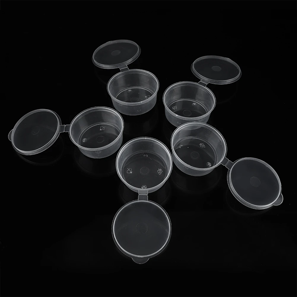 100 Pcs/lot 50ml 2oz Sauce Cups Disposable Plastic Clear Sauce Chutney
