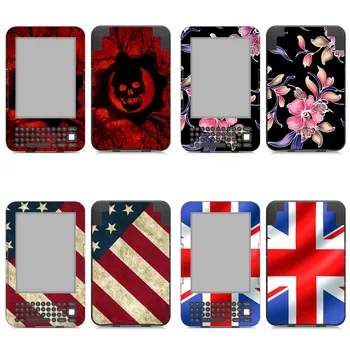 

New Waterproof Customized Design Skin Sticker and Decal Wrap for Kindle 3 Keyboard k3