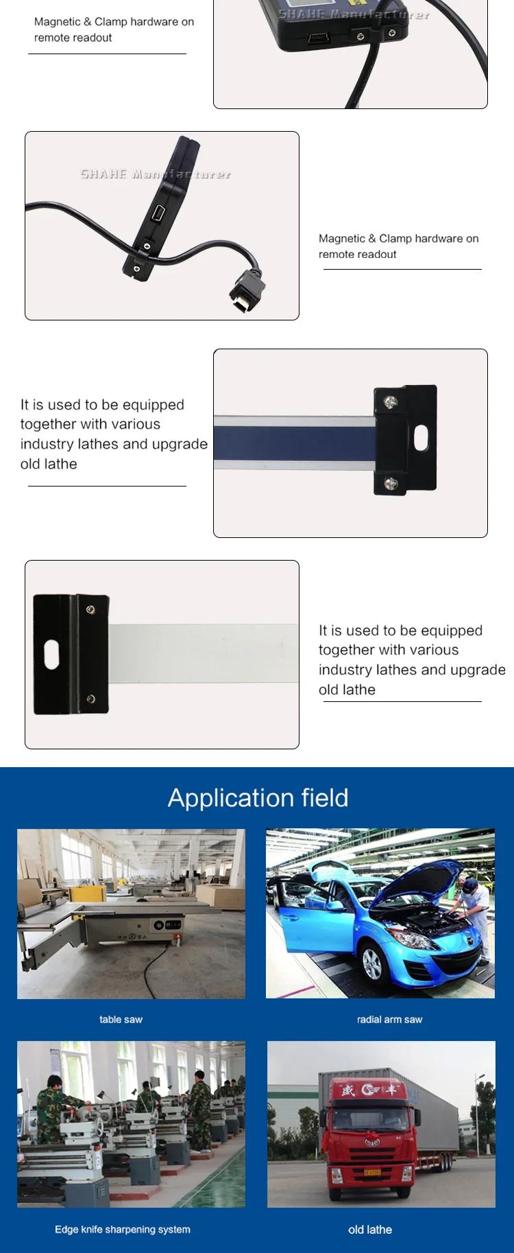 Escala linear digital de 0-150mm com a