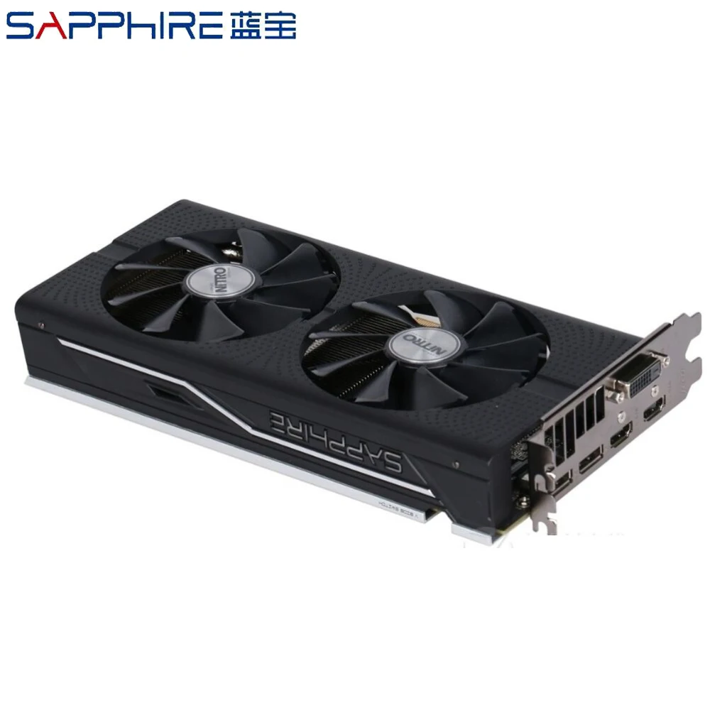 Видеокарта SAPPHIRE AMD Radeon, GPU RX 480, 4 Гб, GDDR5, игровая видеокарта для ПК, PCI Express 3,0, настольная RX480 DDR5, 256bit, используемая RX480