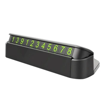 

7 in 1 Multi-Functional Car Temporary Parking Card Phone Number Sticker 0220