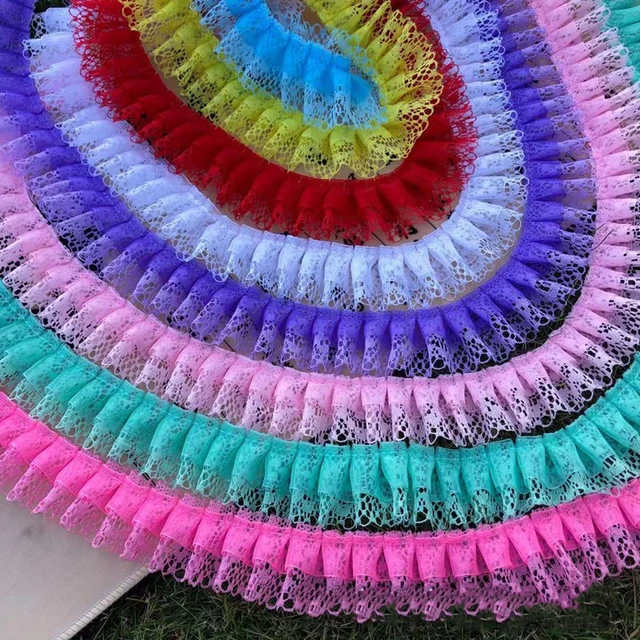 섬세하고 다용도적인 레이스 거즈 리본으로 DIY 장식에 우아함을 더하세요