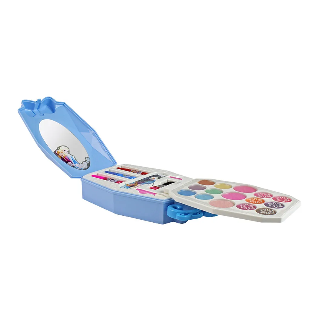Ideal  Disney Water-Soluble Cosmetics Toy DIY Beauty Makeup Training Handbag Box Kid Child Intelligent Toy
