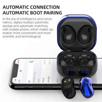 

BOHM S6 PLUS wireless Bluetooth 5.0 Headset In-ear Digital Display noise reduction waterproof stereo earphone earbuds