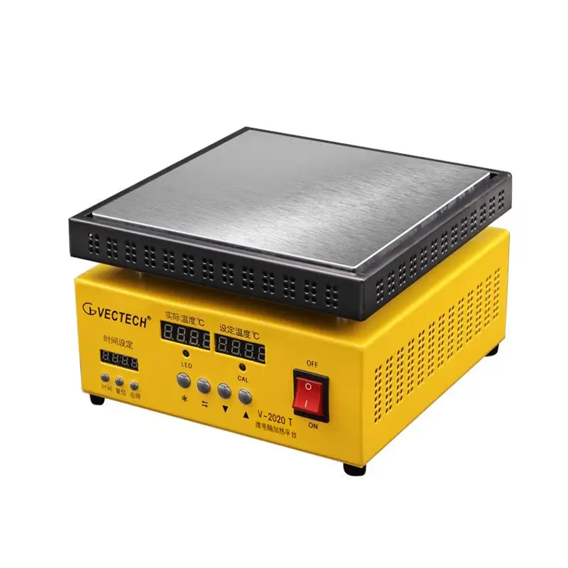

20X20cm Electronic Heat Plat LCD Separator BGA Reballing Hot Plate Station Flex cable Pre-Soldering Universal Heating Machine