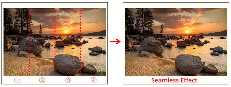 Minimalista Abstrato Golden Banana Folha Pintura de