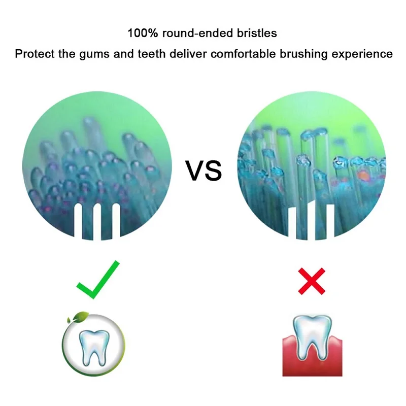 4 шт. HX6015 сменные головки зубных щеток для Philips Sonicare Proresult чистые электрические с