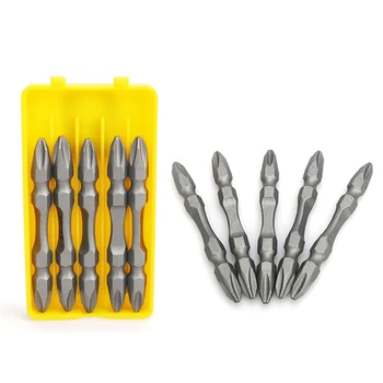 

Pneumatic Screwdriver Electric Hand Drill Cross Bit Double Head 5 Pcs/Set