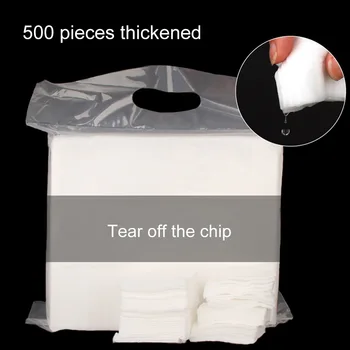 

500Pcs Thickened Cotton Pads Makeup Remover Wipes Nail Polish Remover Facial Cleansing Pad Facial Tissue