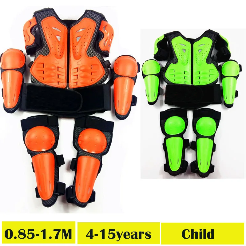 Children Motocross Cycling Full Body Protect Armor Suits 4-15 years Kid Off Road Cross-country Protector Outdoor Vest armour
