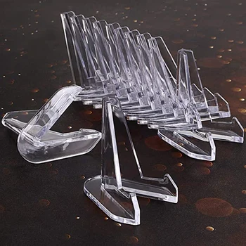 

40Pcs Mini Coin Display Stand Easel Display Stand Coin Stand for Displaying Coins