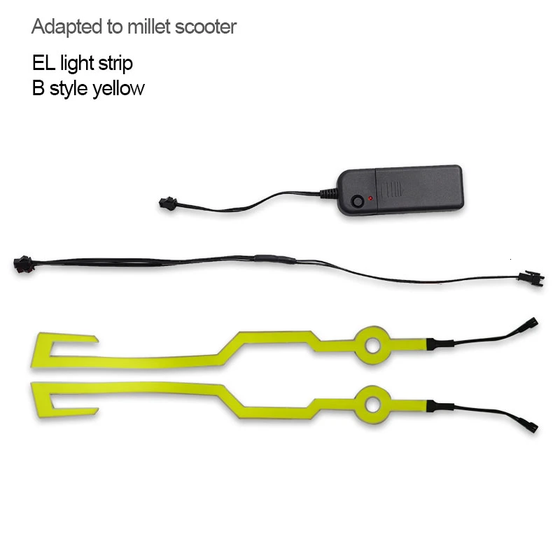 Xiaomi Mijia электрическая фара для скутера с pro модификацией аксессуары M365 скутер фонари творческие аксессуары практичные - Цвет: B style yellow