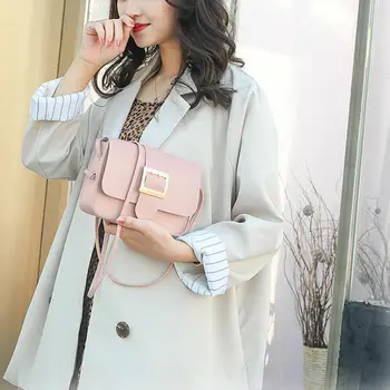 

Small Cross Over Body Bag Ladies Shoulder Handbag Purse Women Messenger Satchel Fashion PU Leather Crossbody Bag Handbag