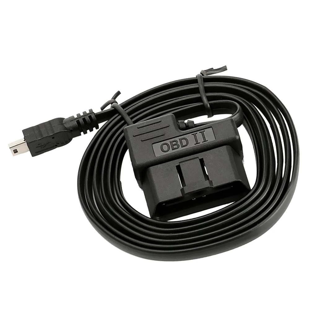 OBD II OBD 2 16 Pin To Mini USB ConnectCable For Car HUD Display