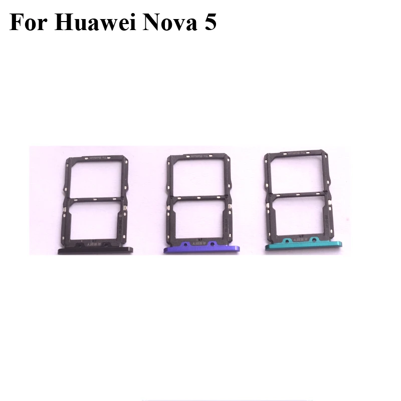 Новый протестированный для huawei Nova 5 Nova5 лоток sim-карты + микро карт SD Держатель Слот