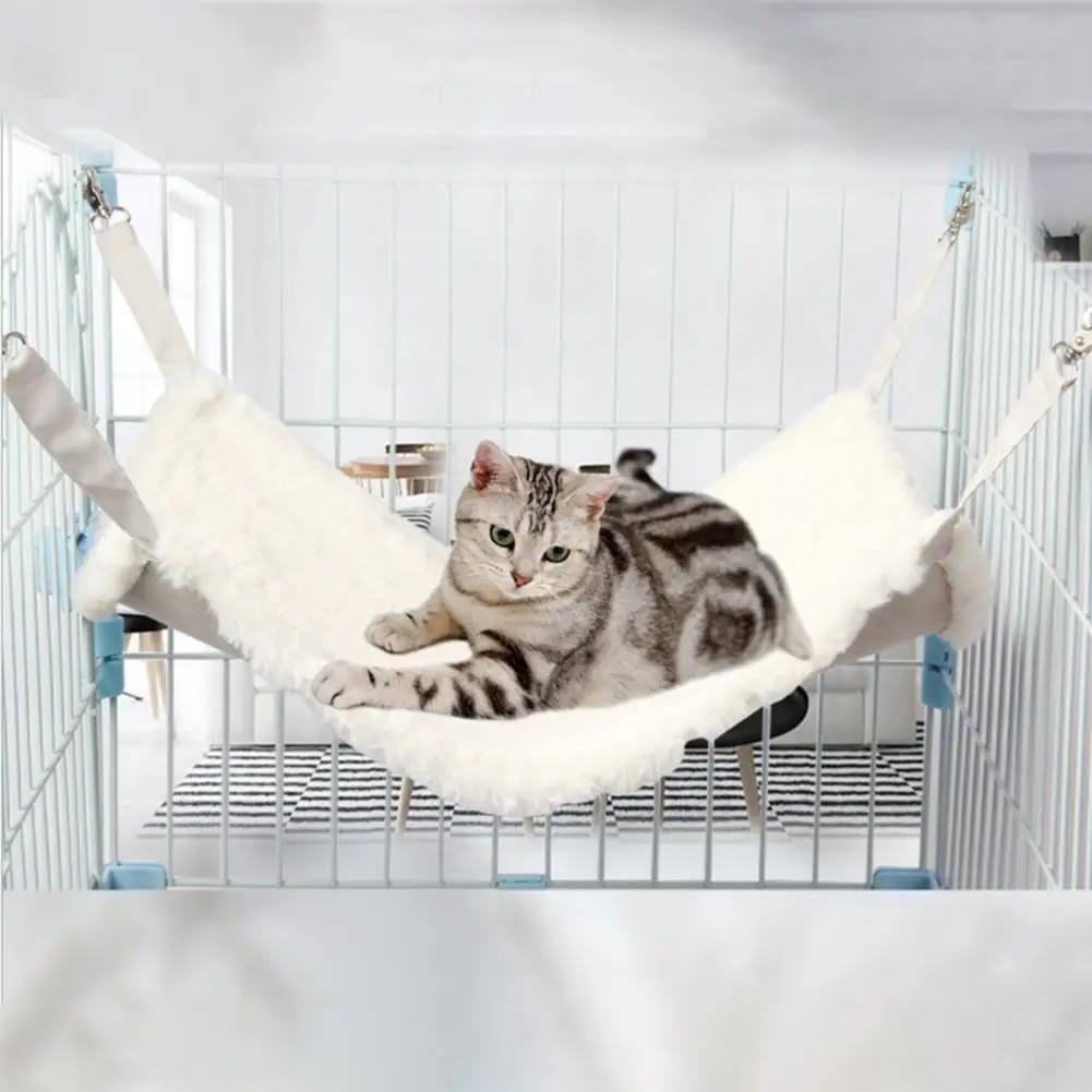 Теплый подвесной коврик для кровати кошки мягкий гамак для кошки зимний гамак для питомца котенок кровать клетка Чехол Подушка Прямая поставка