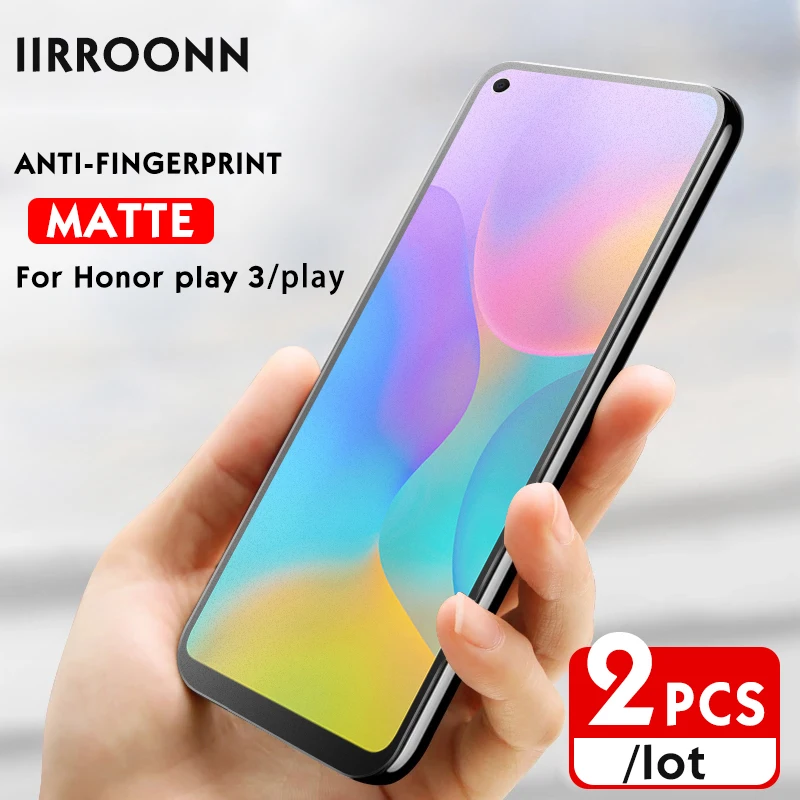 2 шт./лот закаленное матовое стекло для Huawei Honor PLAY 3 Защита экрана honor с защитой от