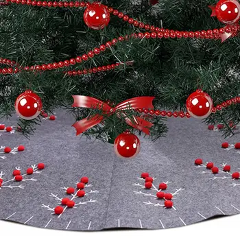 

New high quality Christmas Tree Skirt Apron Carpet Cover Cushion Home New Year Xmas Party Ornament shopping malls hotels decor