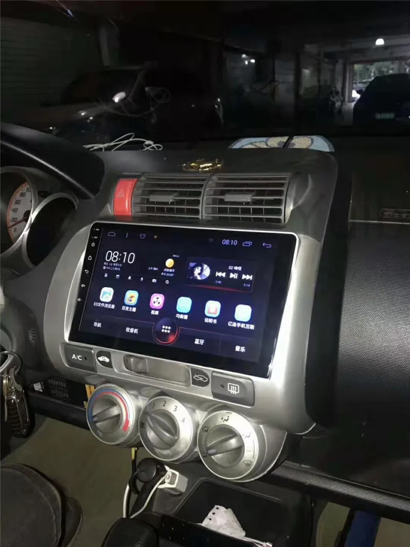 Top Yulbro quad core android car dvd player for Honda Fit/Everus 2004 2005 2006 2007 car multimedia radio bluetooth gps navigation 4