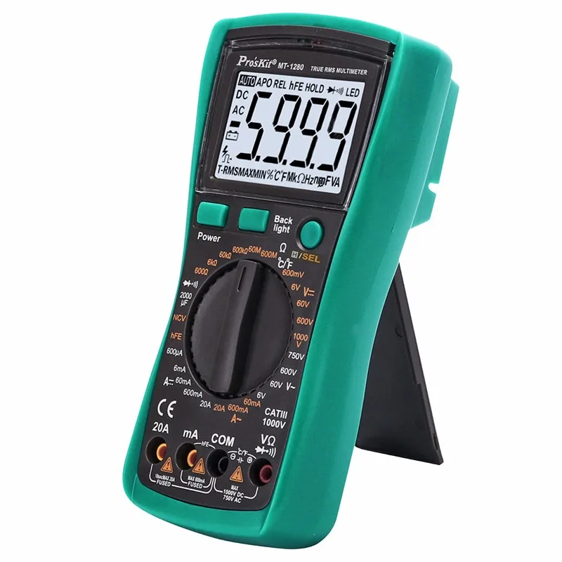 Po'sKit MT 1280 C Цифровой мультиметр 3 5/6 истинного напряжения переменного