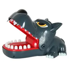 Новинка шалость игрушка нежный волк в форме Портативный Творческий Забавный Настольный родитель-ребенок трюк игрушка Кусать палец игрушки Вечерние игры