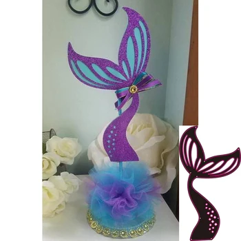 

Metal cutting Mould Beautiful Fish tail knife Die scrapbook Photo album Paper embossing DIY Handicrafts