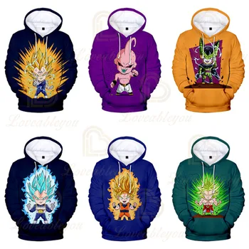 

Hot Sale Dragon Ball Z 3D Hoodies Men/Women Harajuku Style Sweatshirt Anime Hoodie Pullover Streetwear Outwear