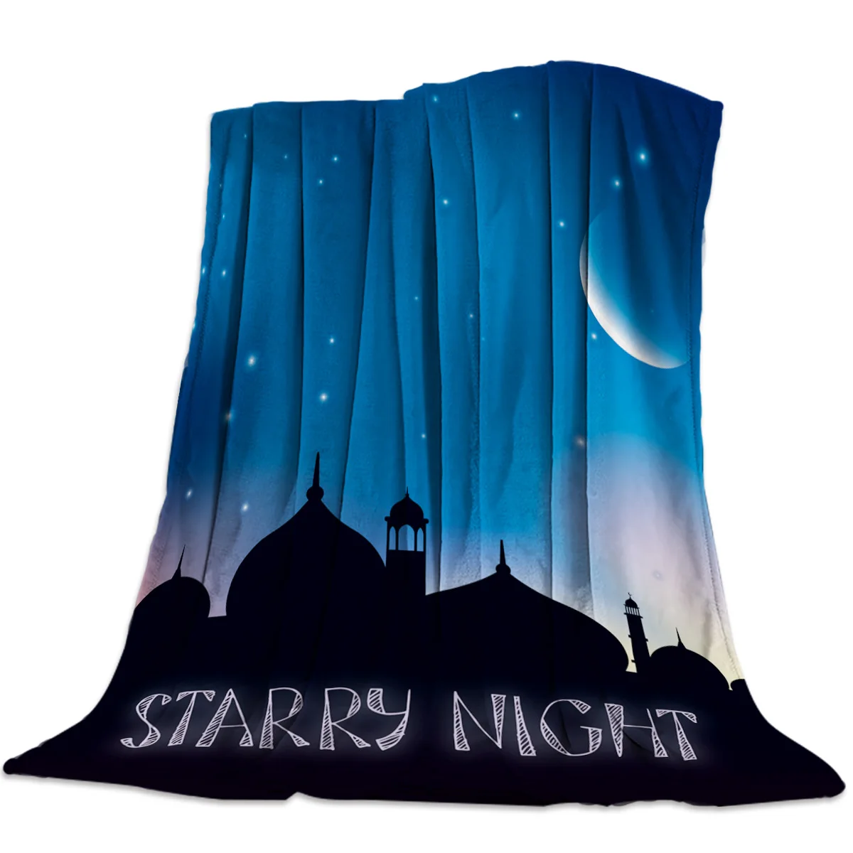 Дизайнерское одеяло Star Night в виде замка для дивана кровати теплое детей и