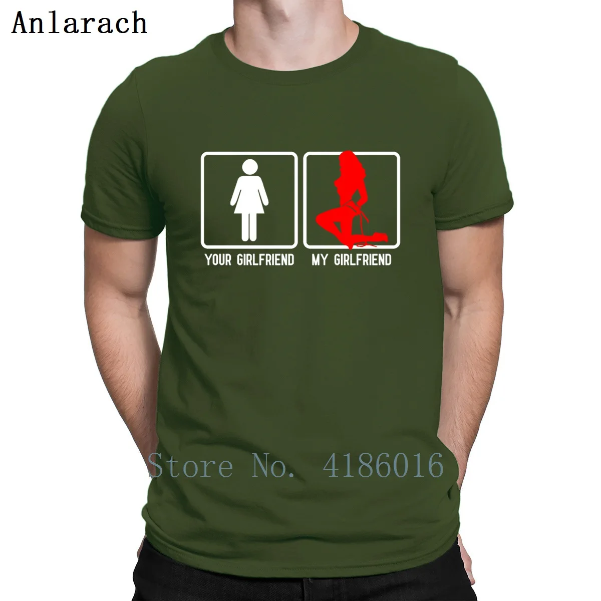Girlfriend Bdsm submissible Sub Slave Bondage футболка с коротким рукавом Crazy Outfit модная летняя S-5xl футболка с натуральным характером - Цвет: Army Green