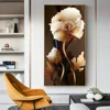 Nordic Luxury Gold Lines Posters and Prints Wall Picture Modern Abstract Flower Picture Canvas Painting for Gallery Home Decor 5