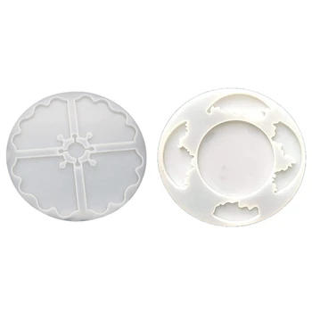 

2 Set Silicone Resin Molds Epoxy Resin Mold Home Decoration, a & B