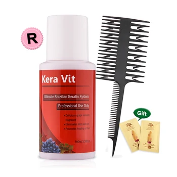 

2020 Newest Hair Treatment and Free Gift 100ML Repairs Damaged Hair Keratin all kind of Formaldehyde Magical Keratin