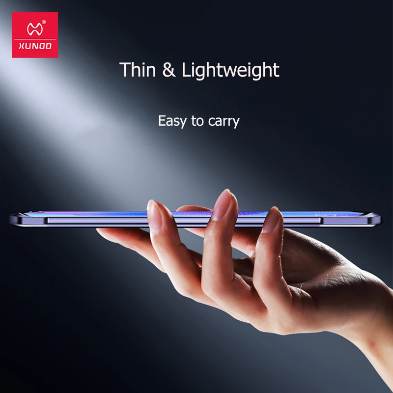 Чехол Xundd для Huawei P40 Lite чехол телефона противоударный прозрачный с перчатками