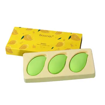 

3 Piece/pack Cosmetic Foundation Puff Beauty Makeup Soft Gourd Blush Powder Up Make Cream Sponges Drop Tool Shape BB B4O4