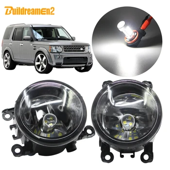 

Buildreamen2 For Land Rover Discovery 4 LR4 SUV (LA) Car Fog Light Lampshade + Bulb Daytime Running Light 2010 2011 2012 2013