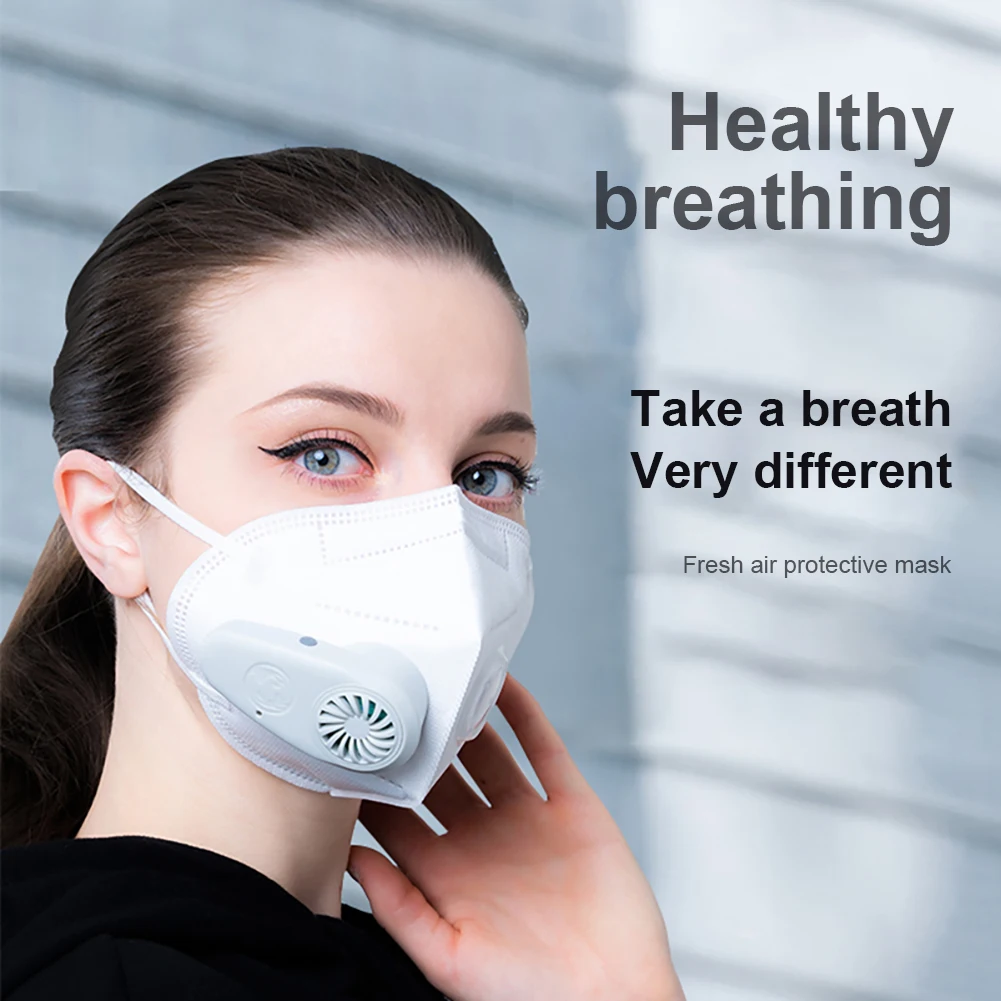 

Smart Electric Mask Dustproof and Formaldehyde-proof PM2.5 with Breathing Valve Automatic Air Supply Protection Supplies