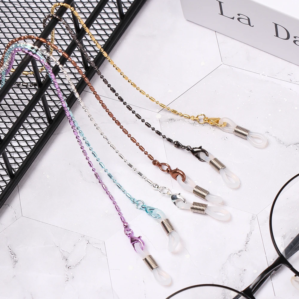 Women Men Sunglasses Chains Eyeglass Lanyard Holder Necklace Adjustable Eyewear Cord Lanyard