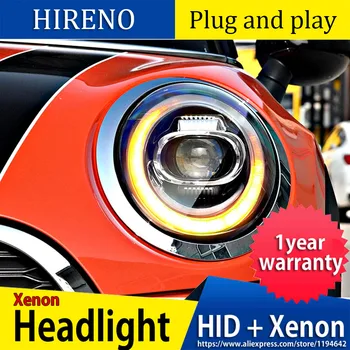 

Car Styling LED head Lamp for BMW F56 F55 headlights 2013- 2019 for MINI head Light DRL+Turn Signal ALL LED headlight