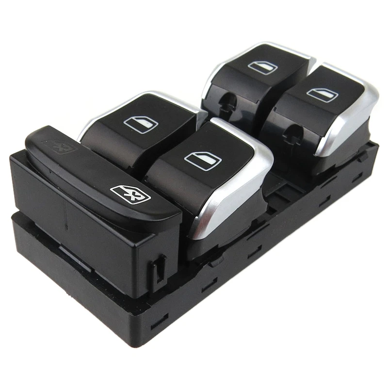 

Chrome Driver Side Electric Master Window Control Button Switches For Audi A4 S4 Q5 B8 8Kd959851A