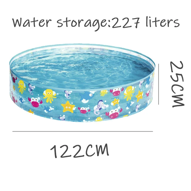 Children Swimming Pool Bathing Tub Summer Outdoor Lawn Garden Round Swimming Pool Water Game For Children Ocean Ball Pool Toys 5