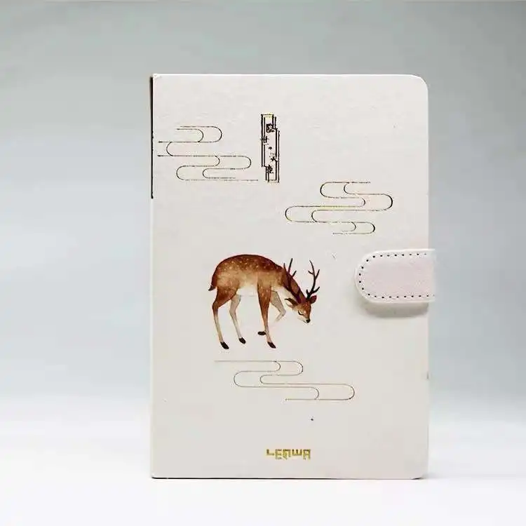 B Накладка олень A5 блокнот в твердом переплете бумажный планировщик Bullet Journal Agenda School Study дневник записная книжка календарь путешественник простой - Цвет: B