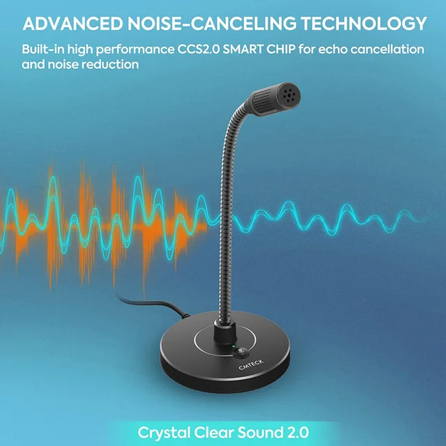 Microfono USB Per PC - Omnidirezionale, Plug & Play, Per Conferenze E Registrazione - Foto 4