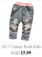 Джинсы для мальчиков, джинсы для девочек средней длины, настоящие детские длинные штаны, Модные осенние модные корейские хлопковые джинсы