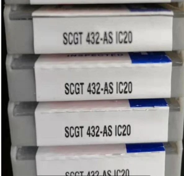 ISCAR 10 шт. карбидные вставки SCGT 432-AS IC20