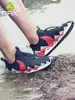 RAX Summer Barefoot Aqua Water Shoes Red New Beach Shoes Women Upstream Shoes For Men Sneakers Outdoor Swimming Gym Fishing Foot