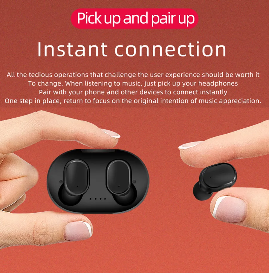 A6S 5,0 TWS Bluetooth гарнитуры для Xiaomi Redmi Airdots Беспроводные наушники с шумоподавлением микрофон для iPhone huawei samsung