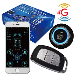 Пассивная система бесключевого доступа кнопку Пуск пульт дистанционного старт ПКЕ Автомобильная сигнализация GPS/GSM охранной сигнализации