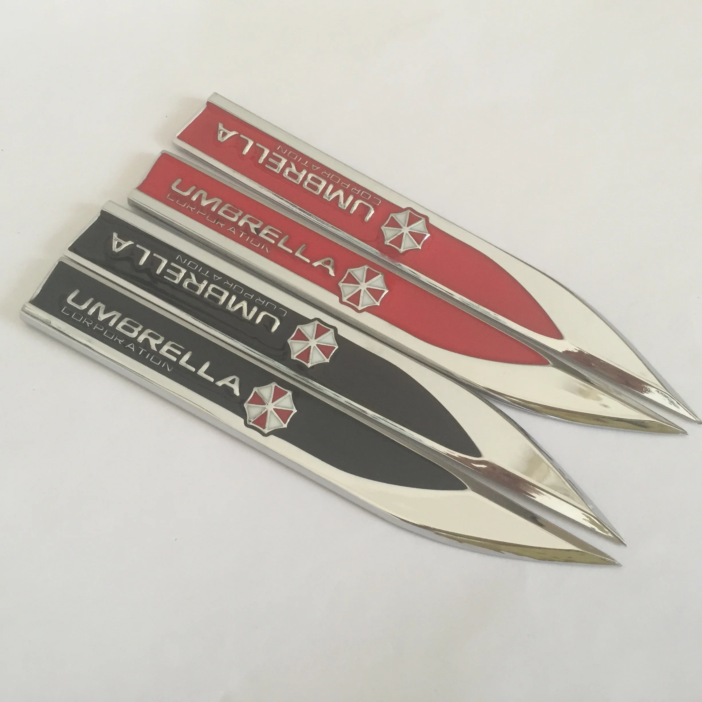 2 шт. значок-эмблема UMBRELLA CORPORATION для боковых крыльев автомобиля | Автомобили и