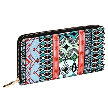 

Lady Printed Design Women's Wallet Pu Leather Coin Wallet Women Zipper Purses Credit Card Holders Long Fashion Girl