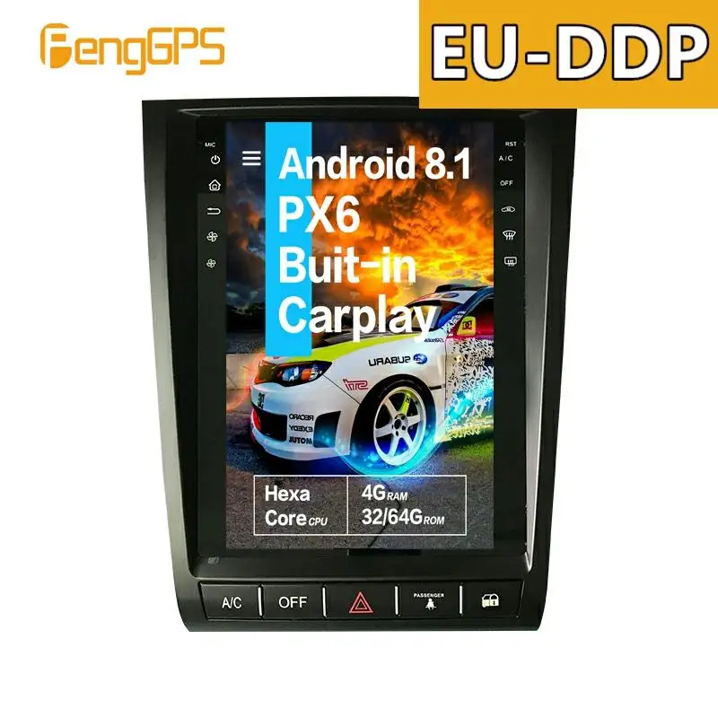 

For Lexus GS GS300 GS460 GS350 2004-2011 Tesla screen Android px6 Car Multimedia Radio upgrade stereo player GPS nav Head unit